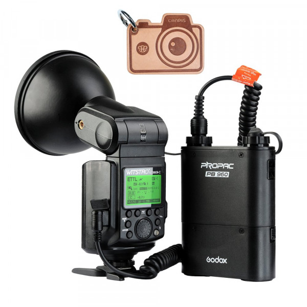 Godox WITSTRO ad360ii TTL 360 W GN80 Leistungsstark 2.4 G Wireless X-System Speedlite Flash Light + 4500 mAh PB960 Lithium-Akku für Kamera-310